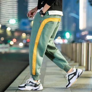 Two-tone Fleece Harem Pants