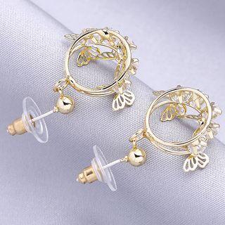 Butterfly Earring 01 - 1 Pair - Gold - One Size