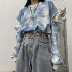 Tie Dye Zipped Sweatshirt