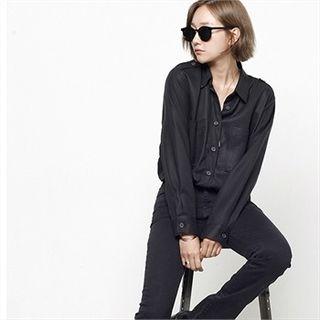 Epaulet Dual-pocket Shirt