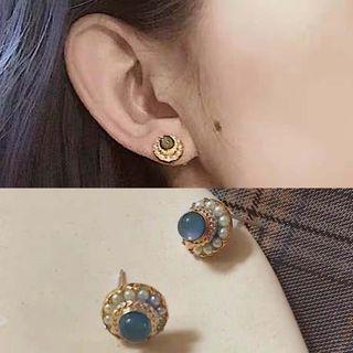 Faux Pearl Bead Earring