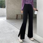 Slit Boot-cut Pants / Mini A-line Skort / Straight-leg Pants / Wide-leg Pants