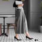 Marled Pleated Culottes