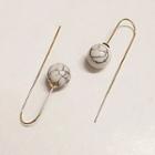 Marble Threader Earrings