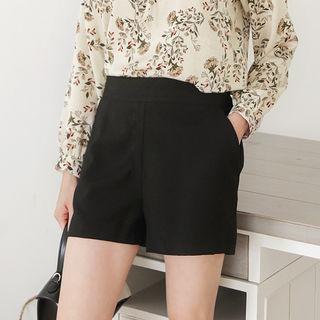 Band-waist Dress Shorts (l~xxl)