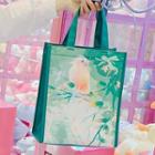 Print Insulated Lunch Bag Bird - Green - L