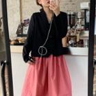 Jacket / Midi A-line Skirt