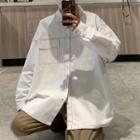 Long Sleeve Contrast Shirt