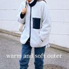Two-way High-neck Fleece Jacket