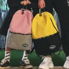 Couple Matching Color Block Backpack