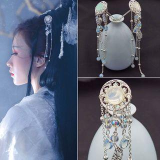 Retro Faux Crystal Fringed Hair Stick