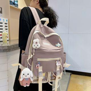 Nylon Buckled Backpack / Accessory / Set