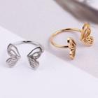 Butterfly Stainless Steel Open Ring