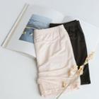 Skirt-overlay Silky Under Shorts