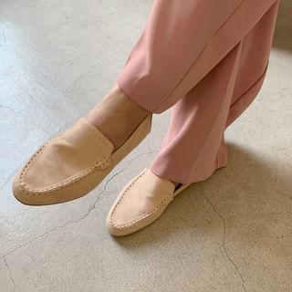Faux-suede Driving Loafers