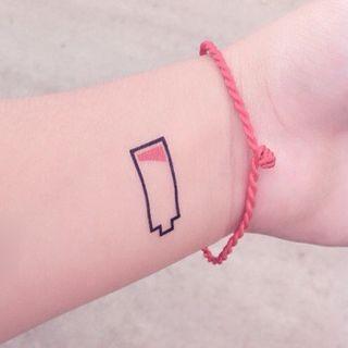 Low Power Print Waterproof Temporary Tattoo One Piece - One Size