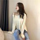 Glitter V-neck Sweater