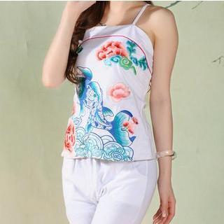 Floral Embroidered Camisole Top