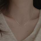 Sterling Silver Necklace 925 Silver - Sivler - One Size