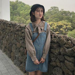 Mini Dungaree Dress