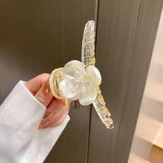 Flower Hair Claw 1 Pc - Flower Hair Claw - Transparent - One Size
