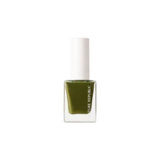 Nature Republic - Color & Nature Nail Color - 12 Colors #74 Deep Olive