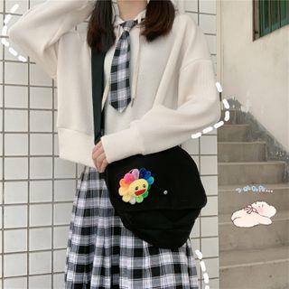 Drawstring Hoodie / Plaid Midi Pleated Skirt / Necktie