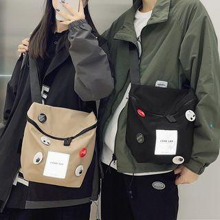 Lettering Crossbody Bag / Badge / Set