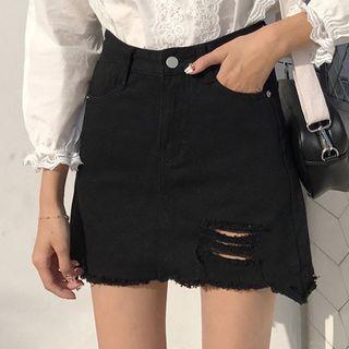 Rip A-line Skirt