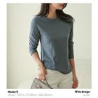 Set Of 2: Colored Dip-back M Lange T-shirt