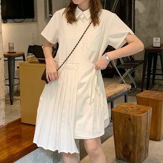 Plain Asymmetric Dress