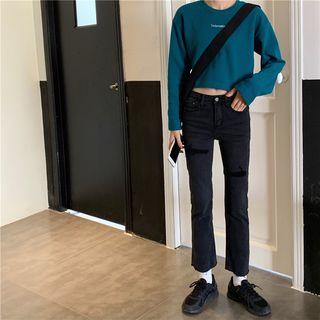 Long-sleeve T-shirt / Slim-fit Jeans