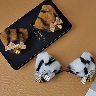 Cat Chenille Hair Clip