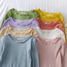 Long-sleeve T-shirt In 11 Colors