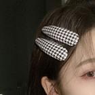 Set Of 1 / 2: Houndstooth Hair Clip