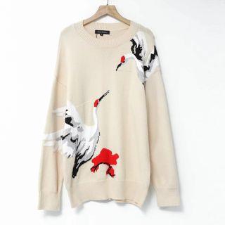 Crane Jacquard Sweater