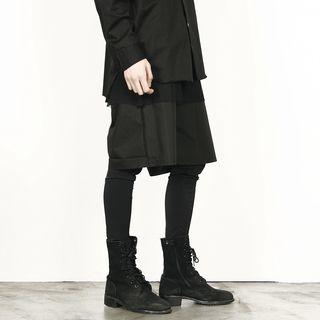 Band-waist Inset Short Leggings