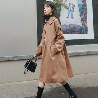 Peter Pan Collar Trench Coat