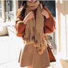 Balloon-sleeve Sweater / A-line Skirt / Set