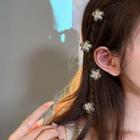 Flower Rhinestone Hair Clamp / Set