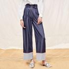 Straight-fit Cropped Pants