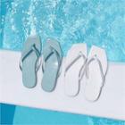 Square-toe Patent Flip-flops