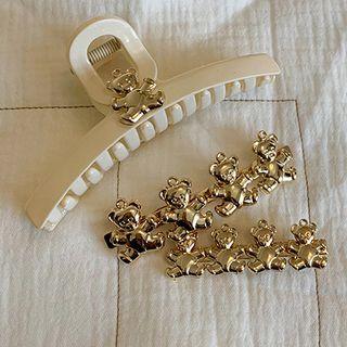 Bear Alloy Hair Clip / Plastic Hair Clamp