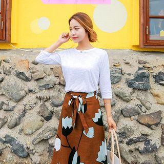 3/4-sleeve M Lange Cotton T-shirt