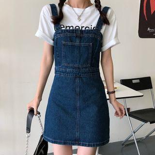 Denim Overalls Dress