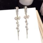Beaded Drop Earring 1 Pair - Silver Needle - Gold - One Size