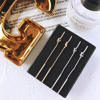 Knotted Threader Earring