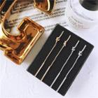 Knotted Threader Earring