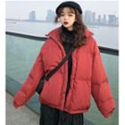 Padded Jacket / Pleated Skirt