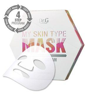Dr.g - My Skin Type Mask 4-step Program Os (oily + Sensitive) Set 4pcs 25ml X 4pcs